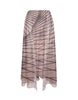 Fractal Chiffon Half Skirt