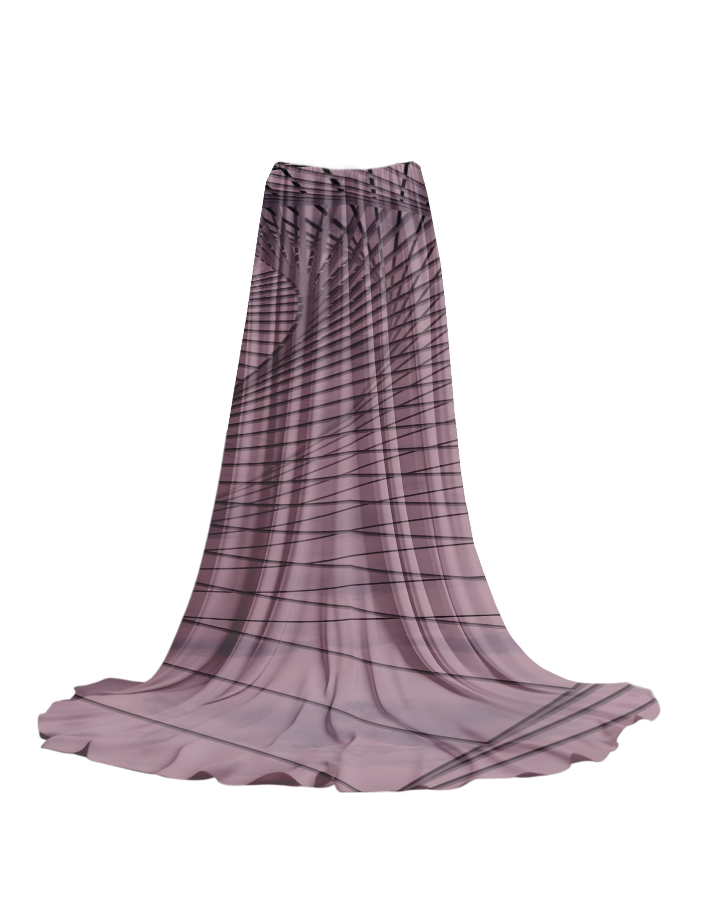 Fractal Extra Long Skirt