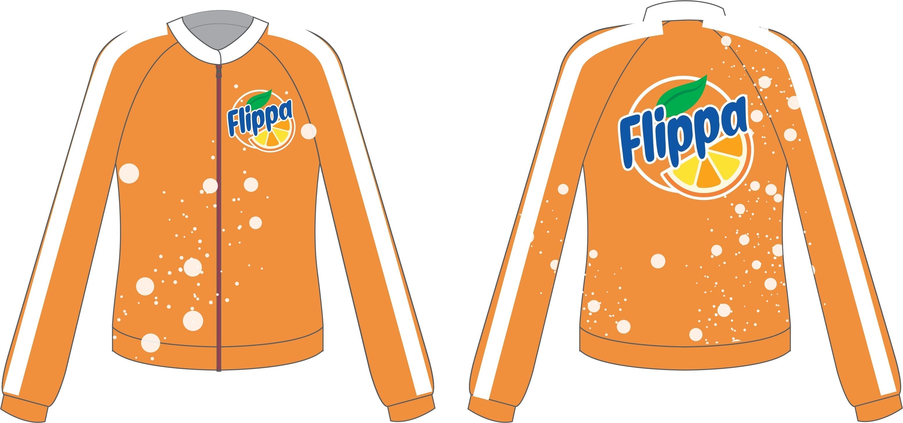 Orange Soda Jockey Jacket Low Collar No Pocket No Rib