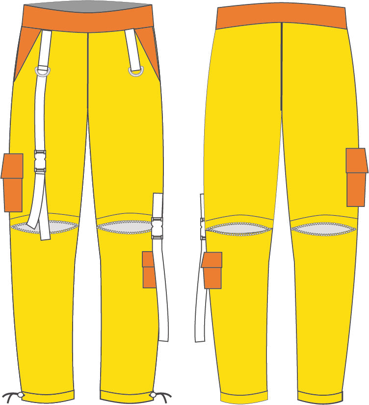 Custom Venga Bus Cargo Pants with Straps