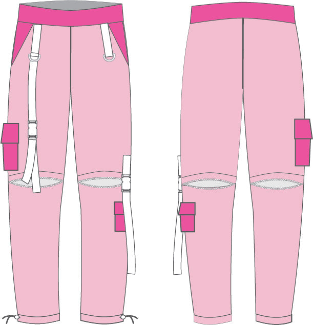 Gamers Princess Peach Cargo Pants