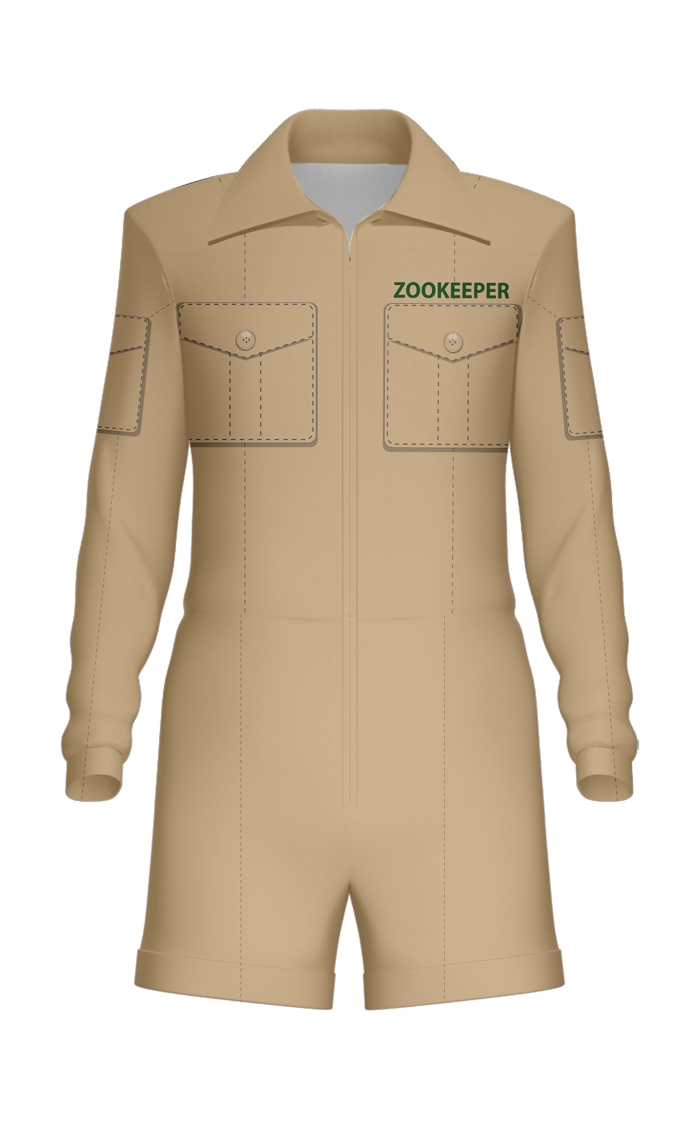 Zoo Keeper Short Jumpsuit