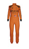 F1 Racing Jumpsuit with Tall Collar