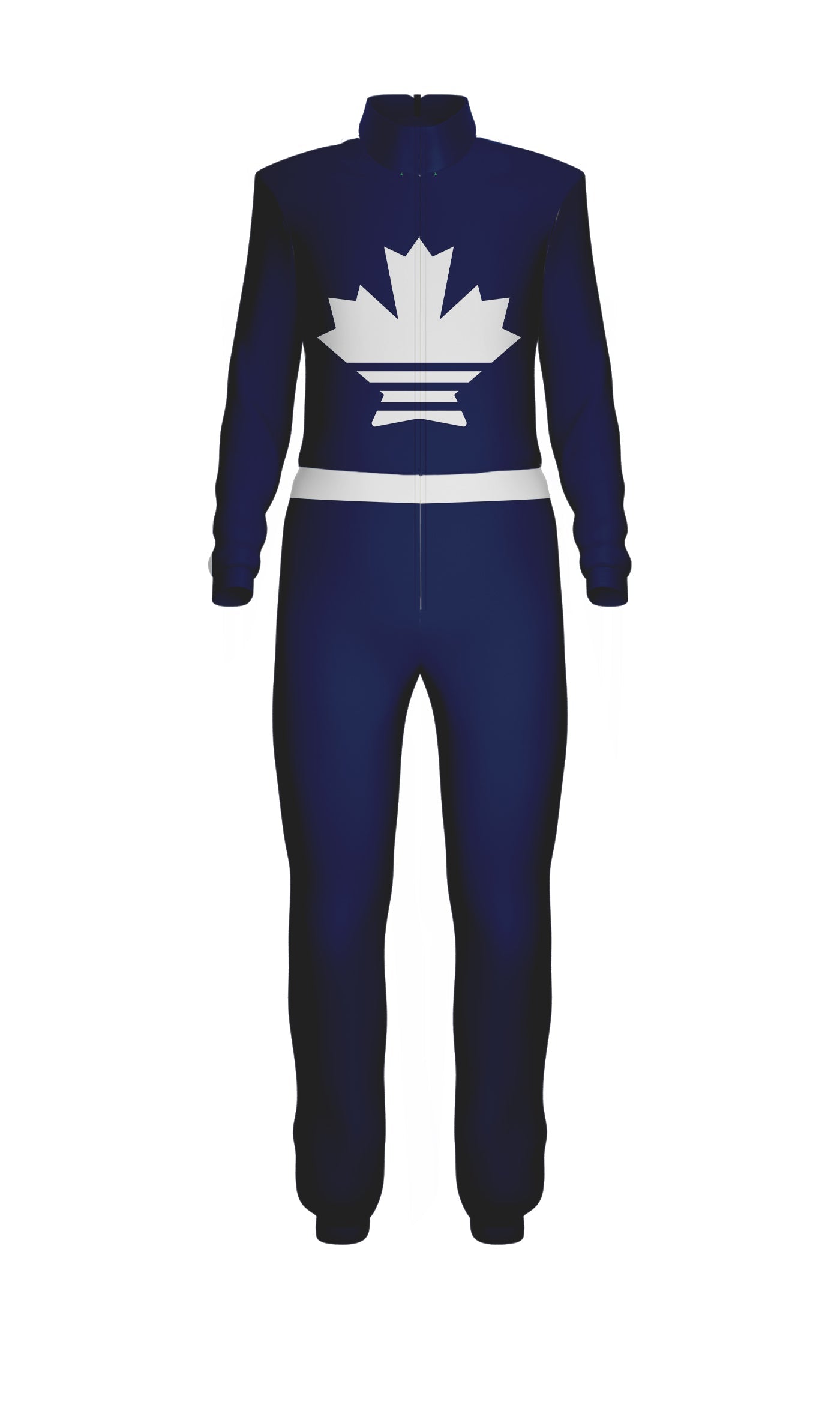 All City Jumpsuit with Tall Collar