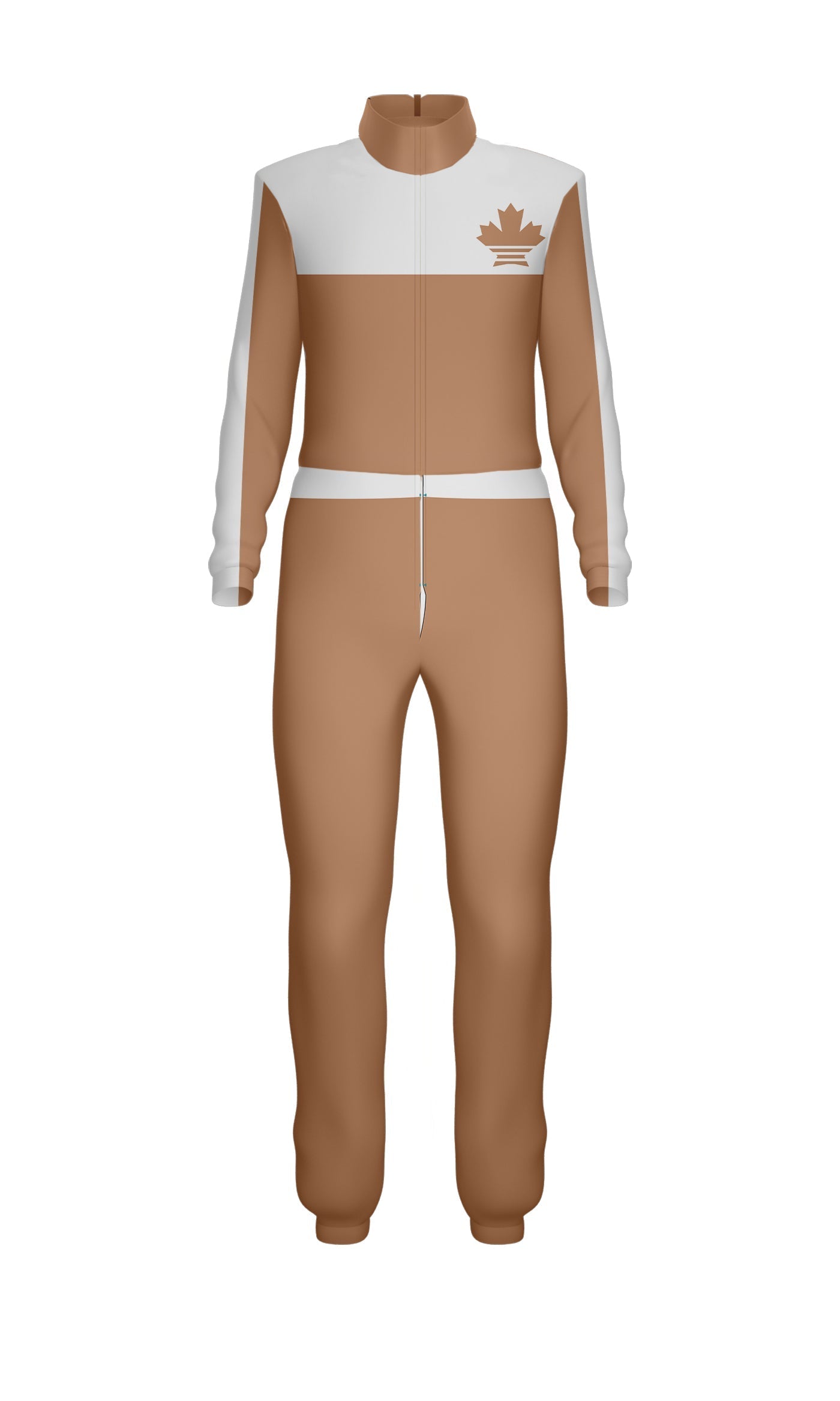 Get On Track Jumpsuit with Tall Collar