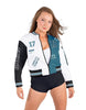 Varsity Cropped Varsity Jacket Low Collar