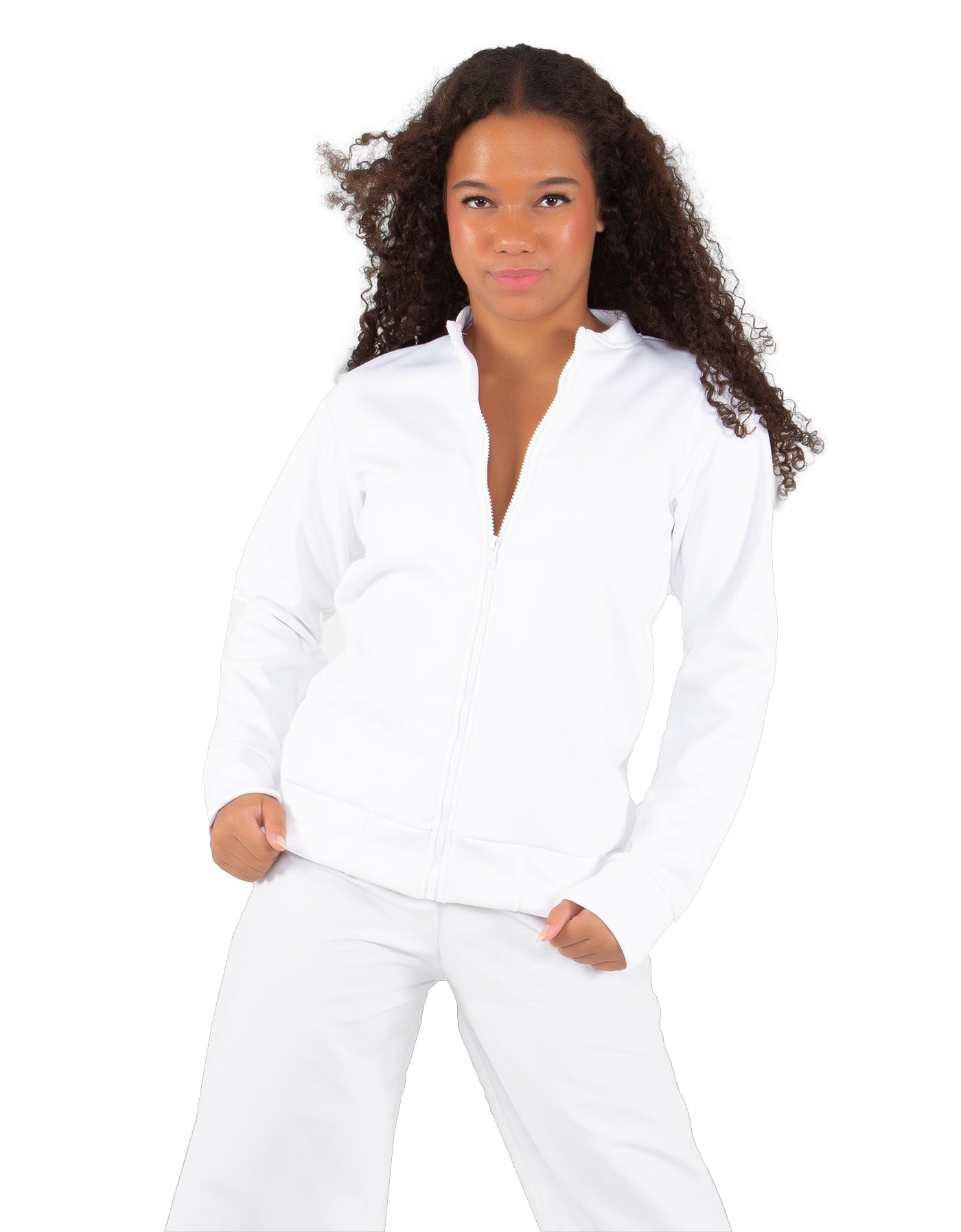 Solid Fleece Varsity Jacket
