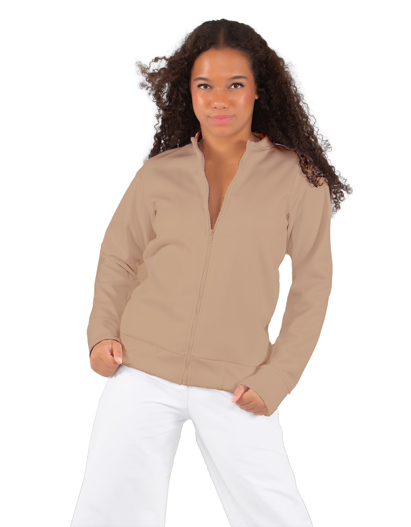 Solid Fleece Varsity Jacket