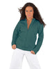 Solid Fleece Varsity Jacket