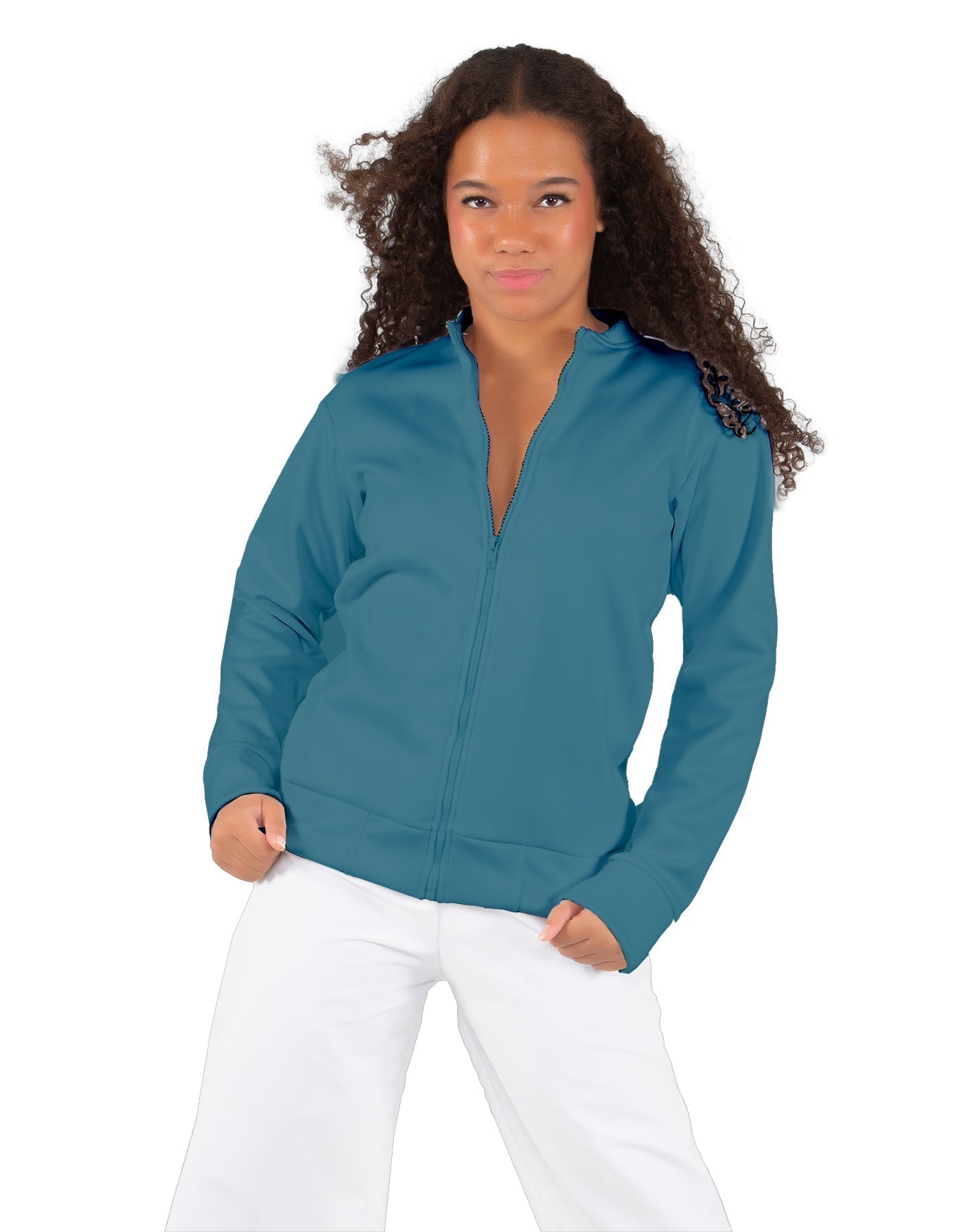 Solid Fleece Varsity Jacket