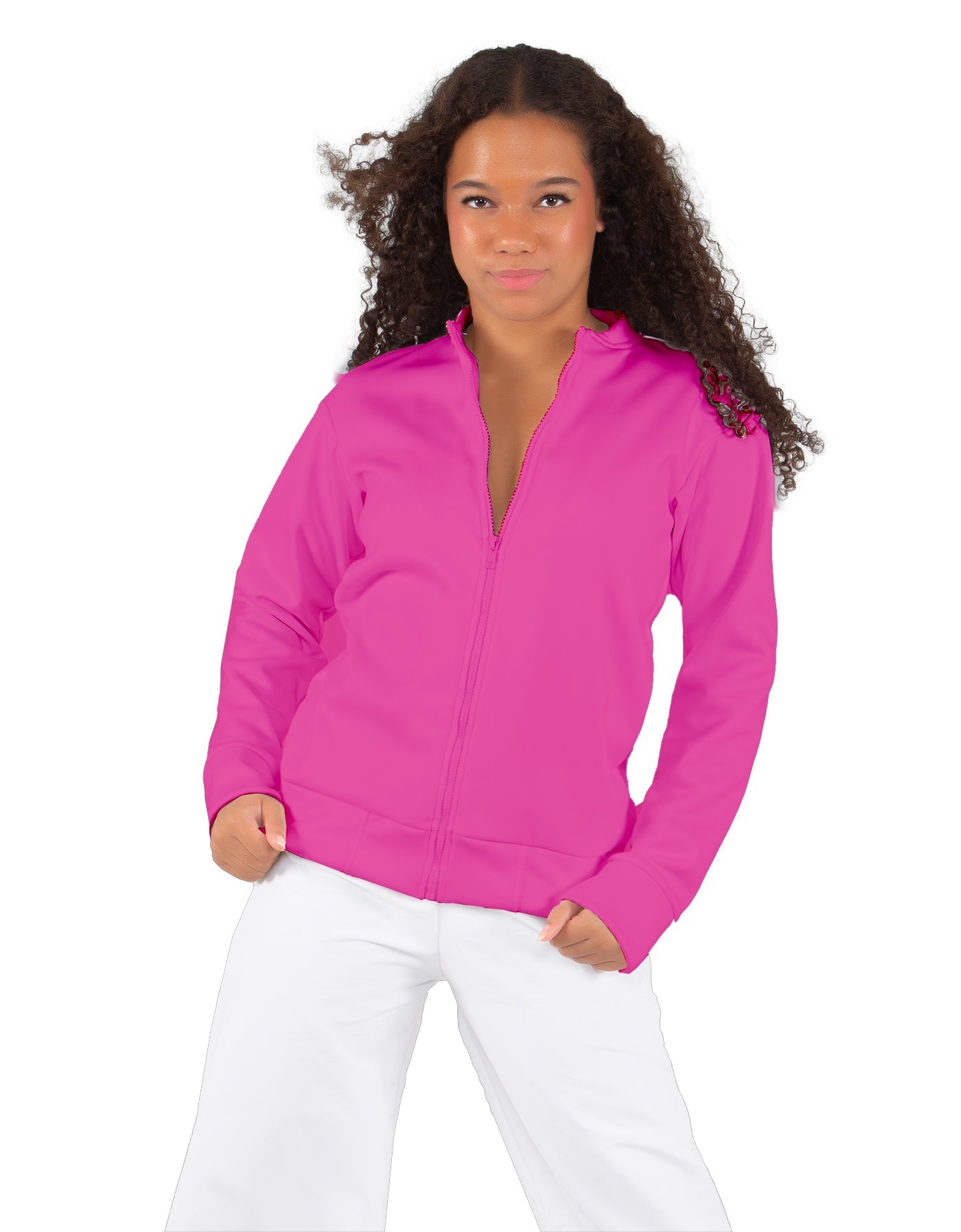 Solid Fleece Varsity Jacket
