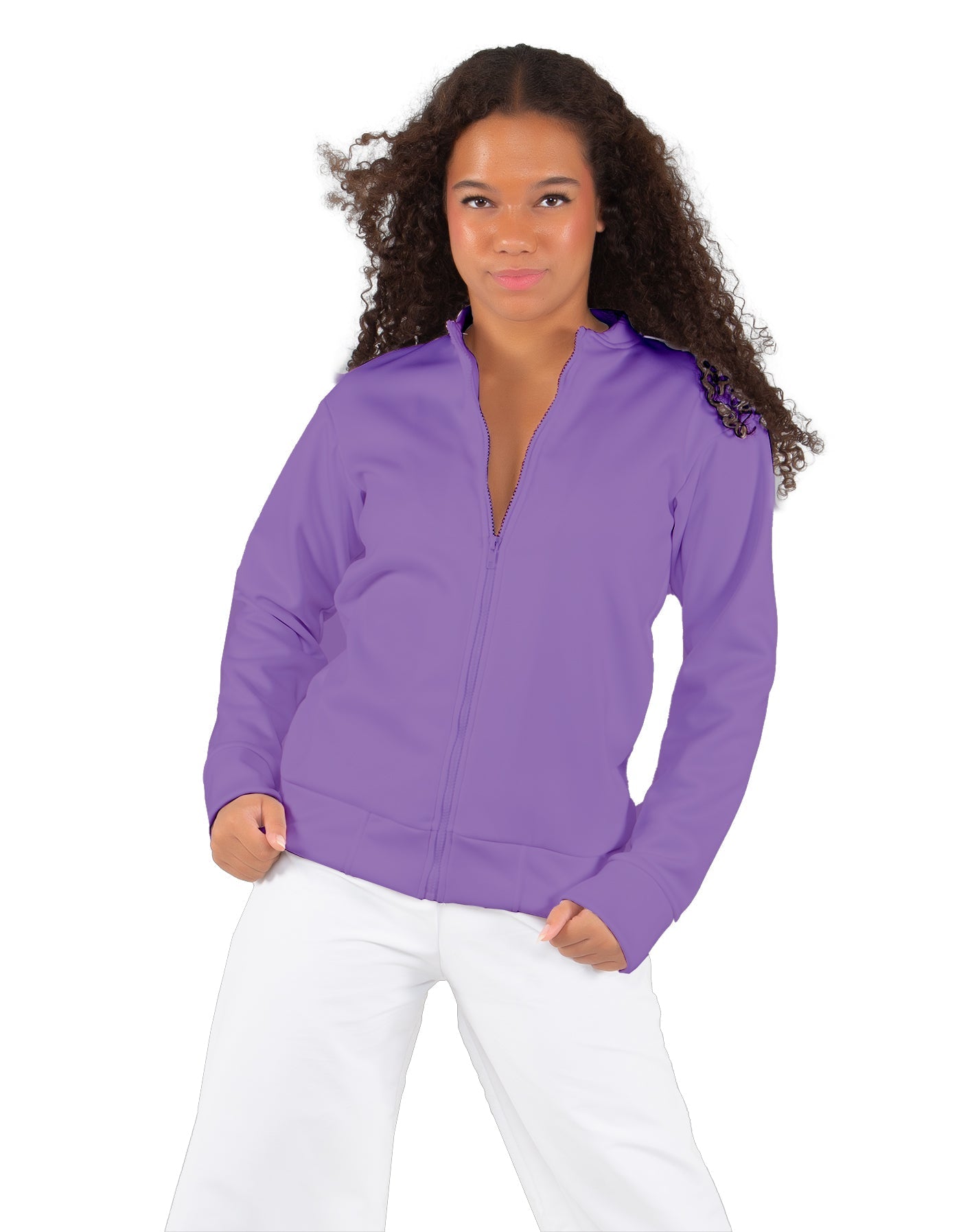 Solid Fleece Varsity Jacket
