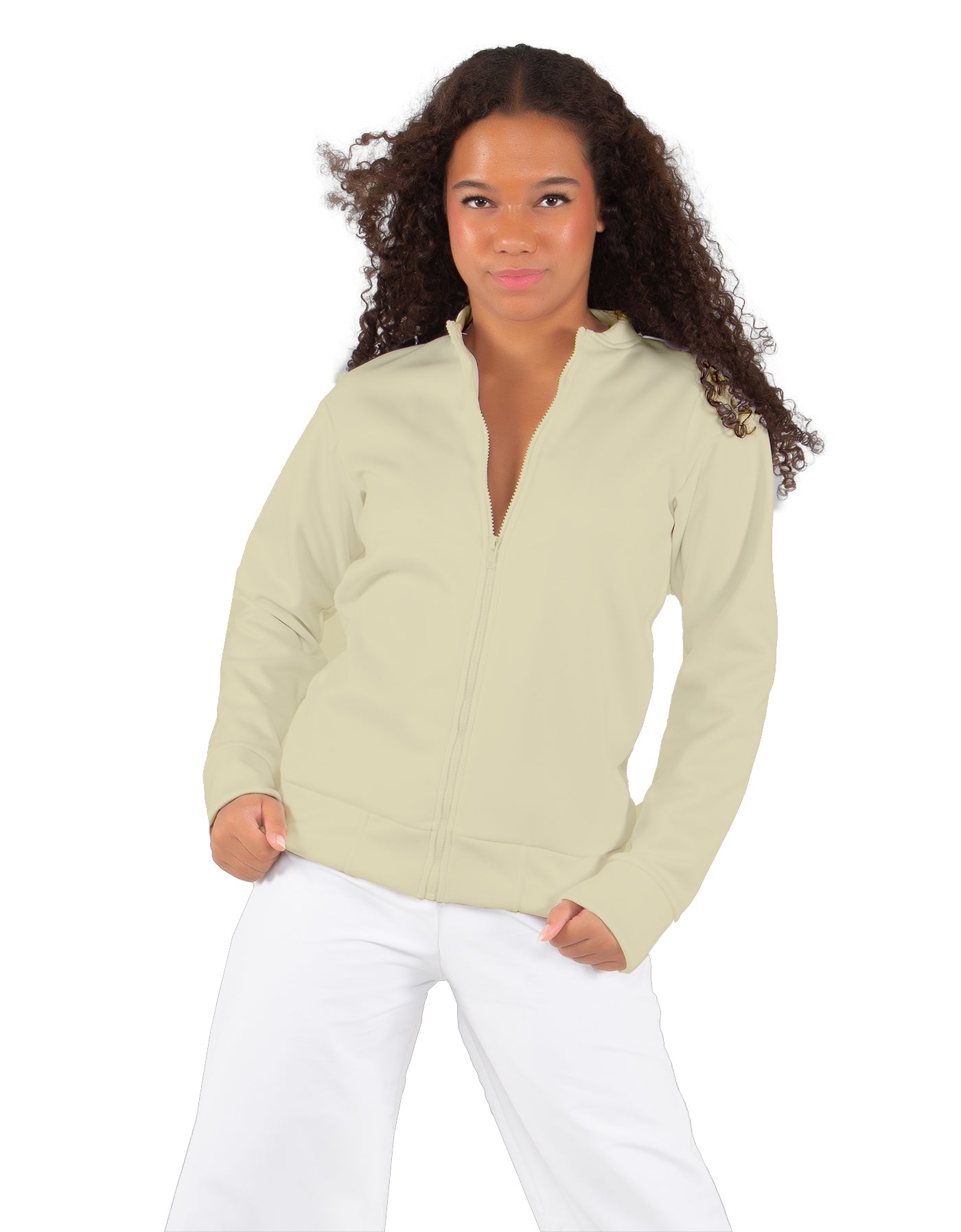 Solid Fleece Varsity Jacket