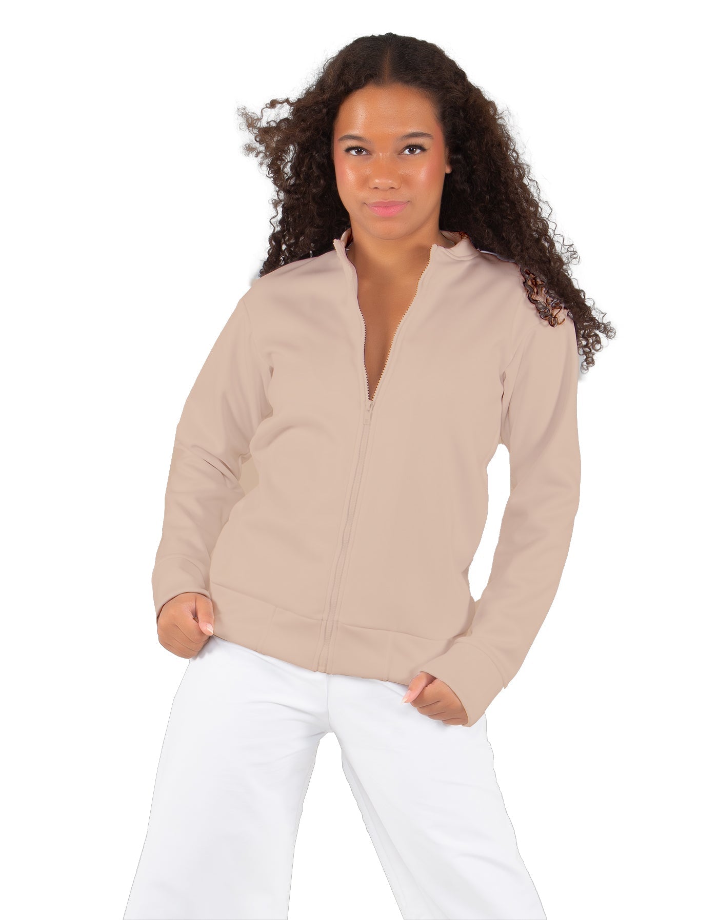 Solid Fleece Varsity Jacket