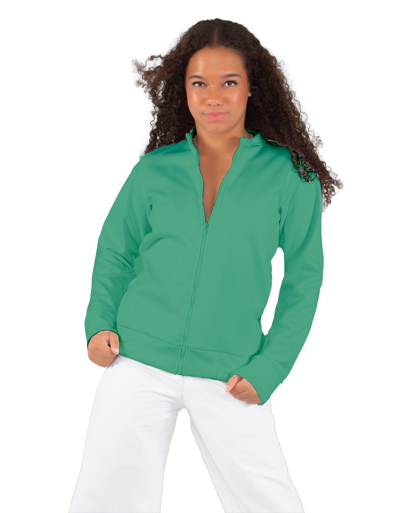 Solid Fleece Varsity Jacket