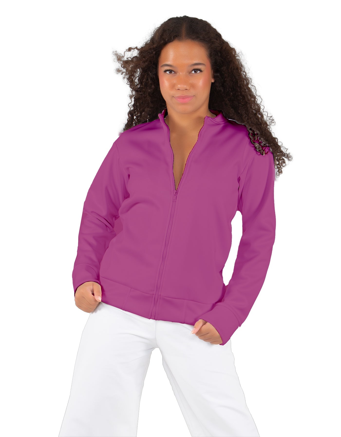 Solid Fleece Varsity Jacket