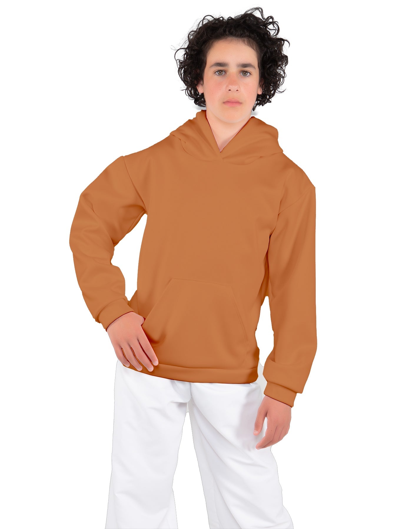Solid Fleece Pullover Hoody
