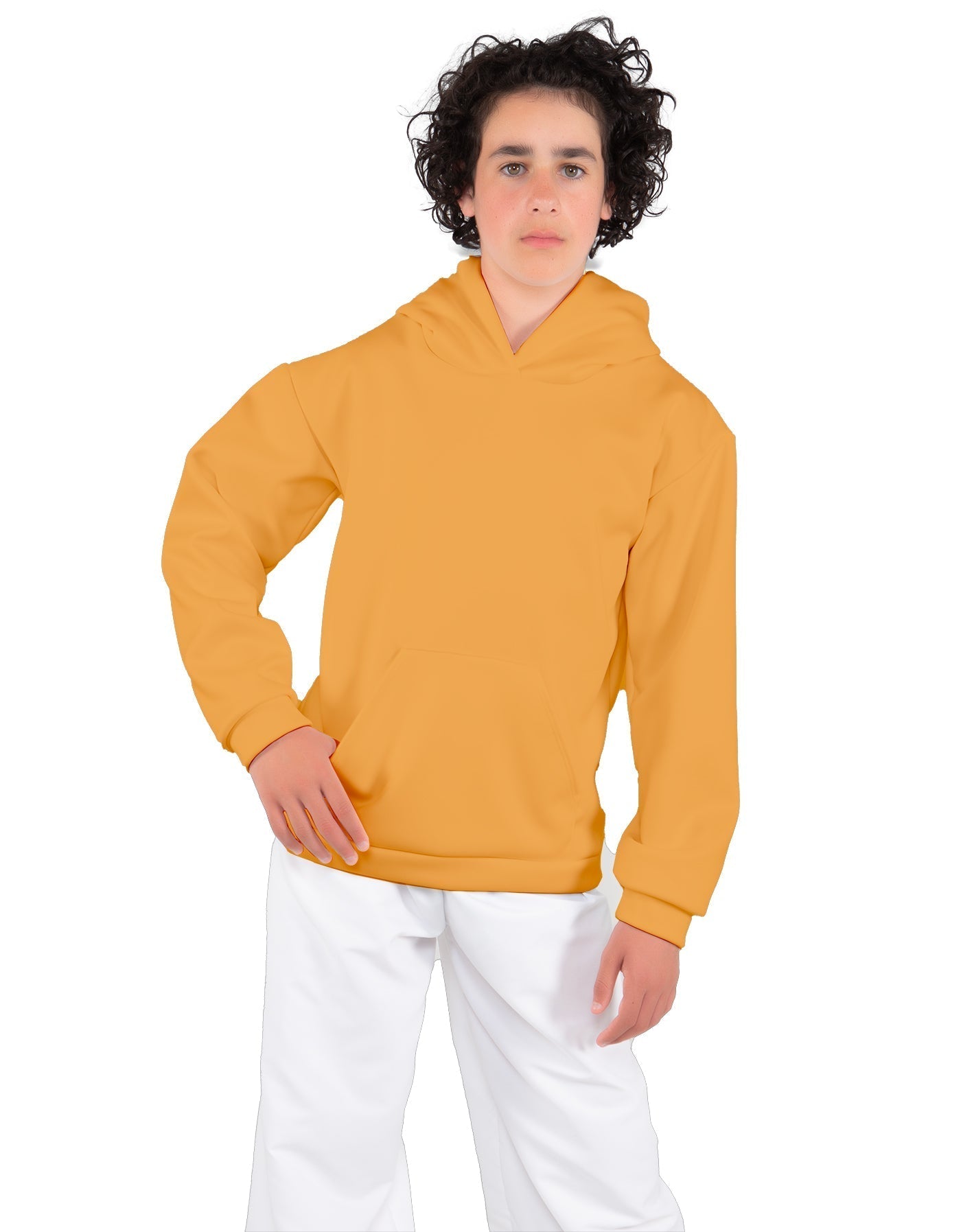 Solid Fleece Pullover Hoody
