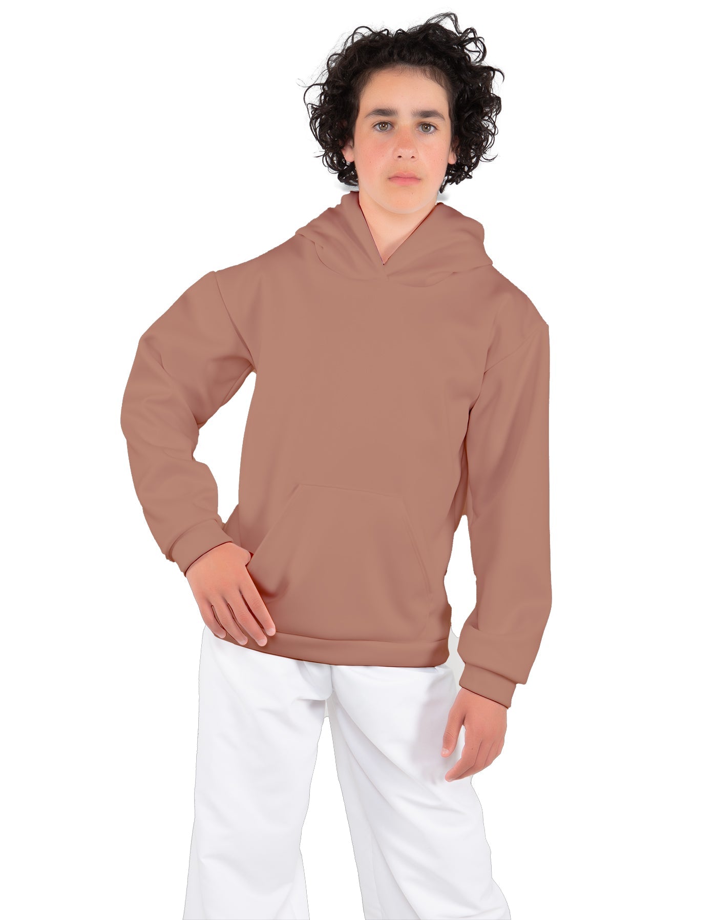 Solid Fleece Pullover Hoody
