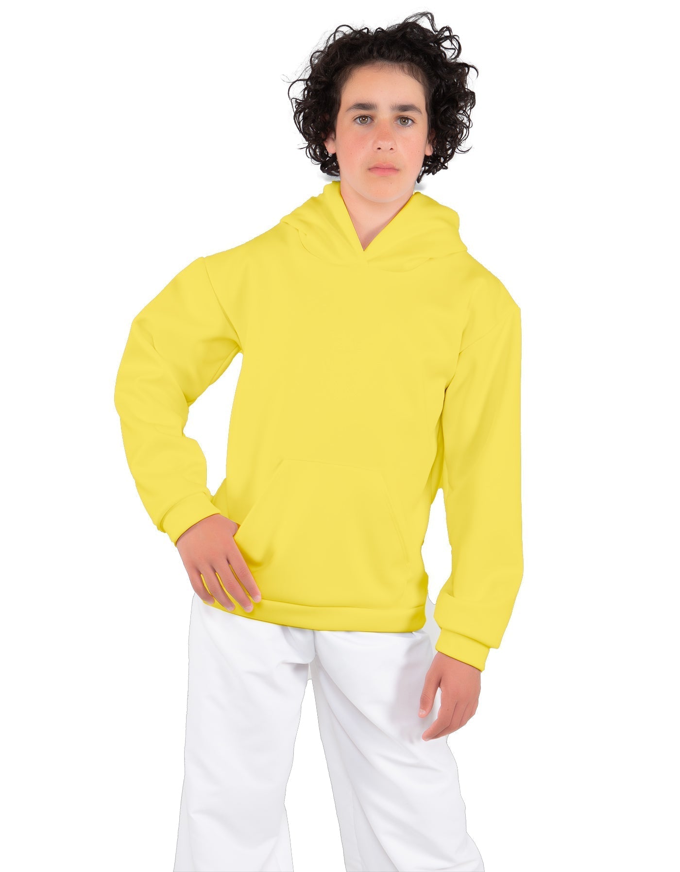 Solid Fleece Pullover Hoody