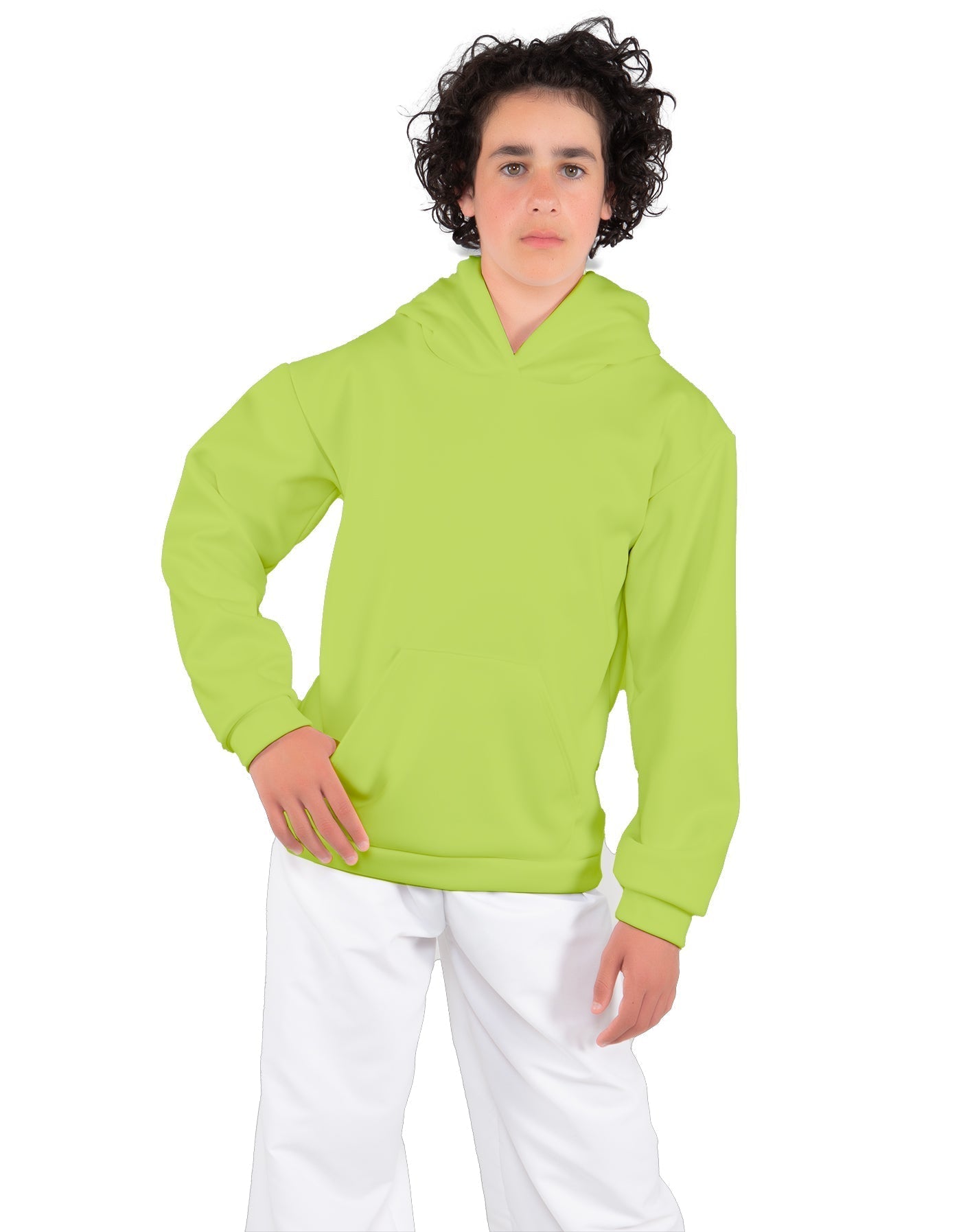 Solid Fleece Pullover Hoody