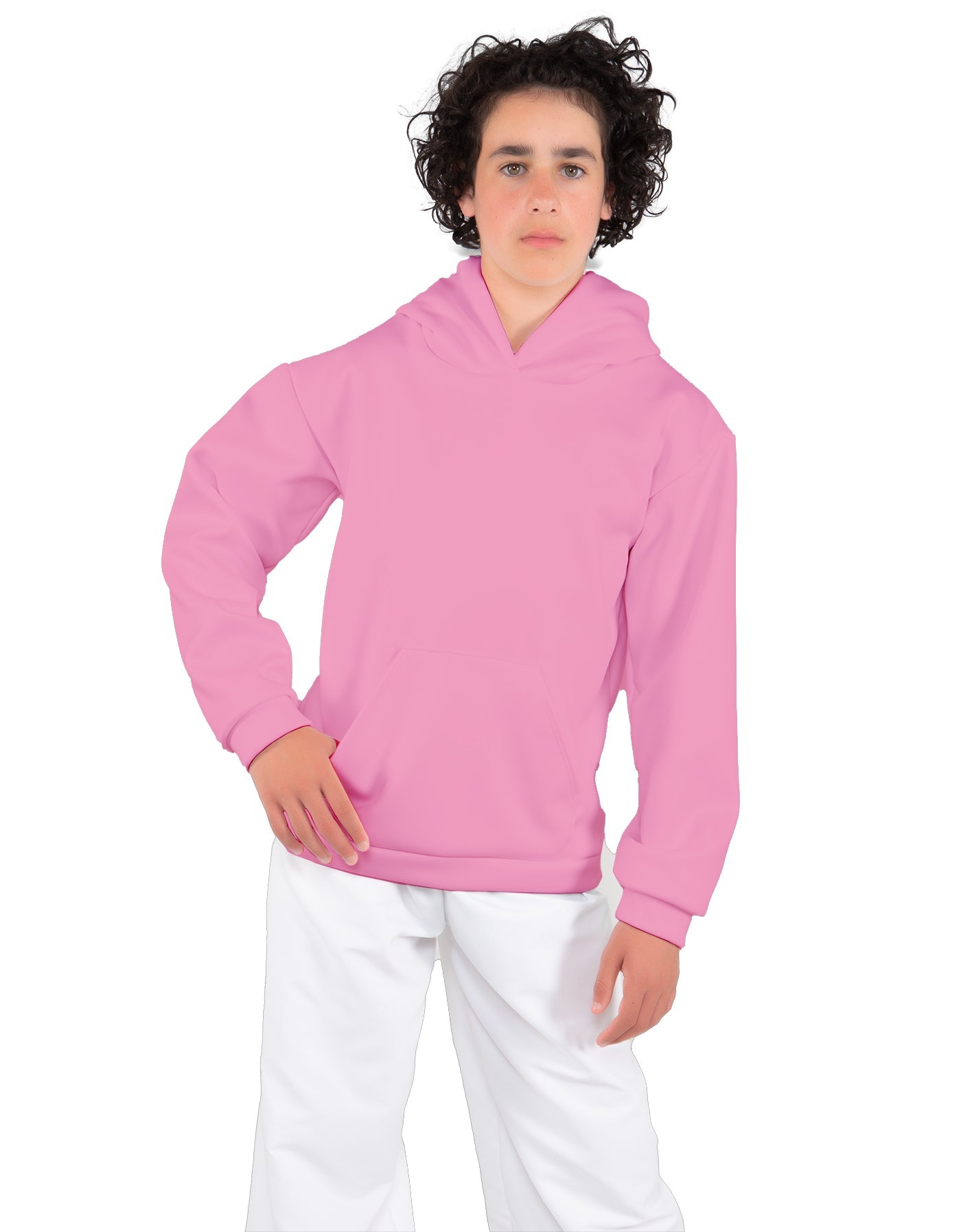 Solid Fleece Pullover Hoody