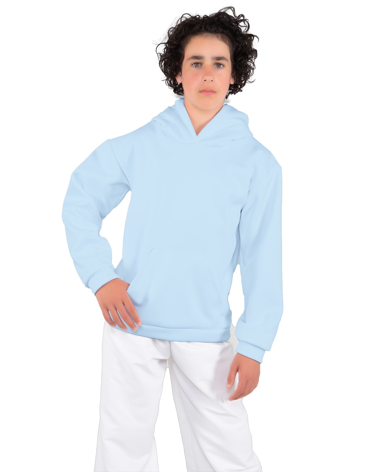 Solid Fleece Pullover Hoody