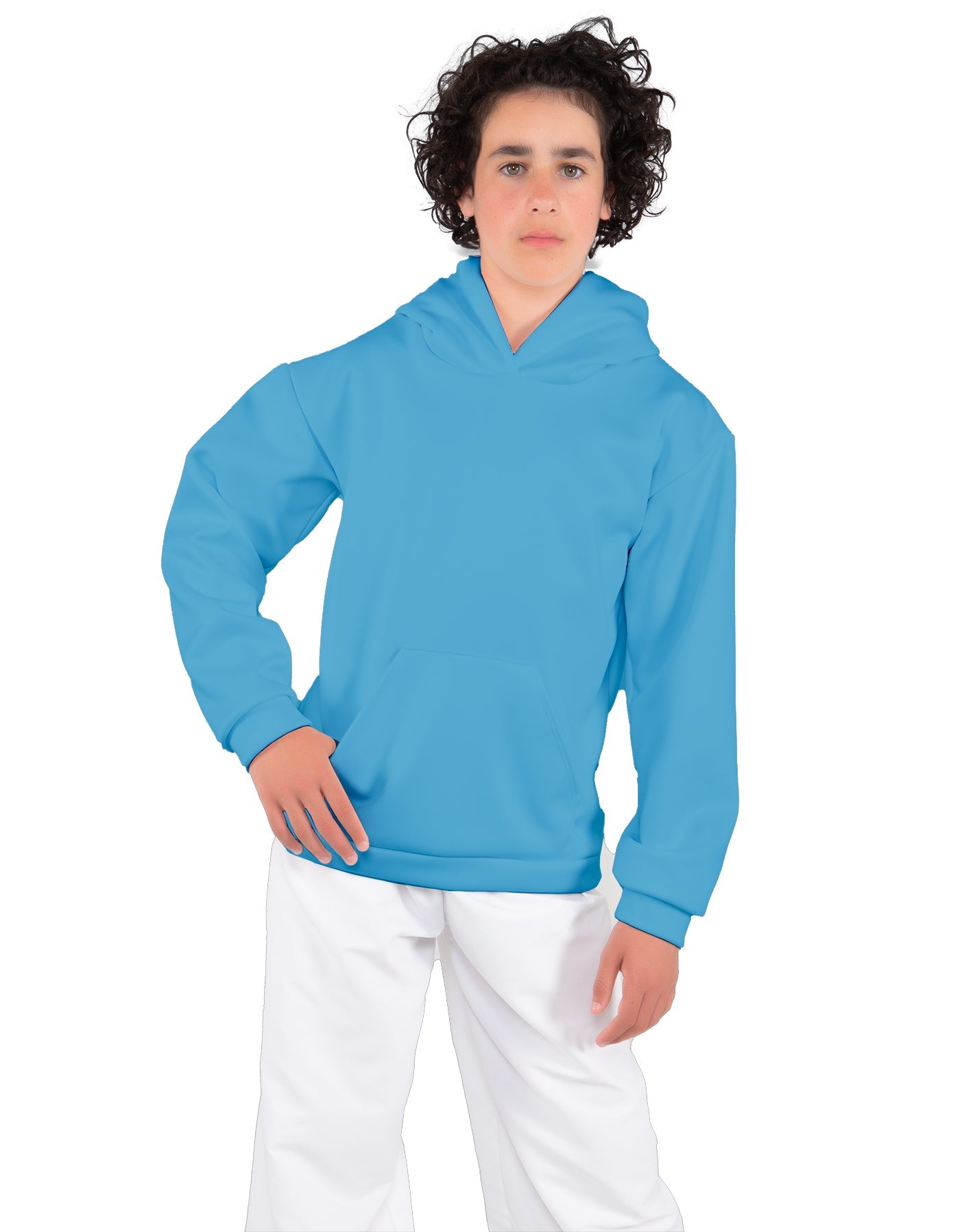 Solid Fleece Pullover Hoody