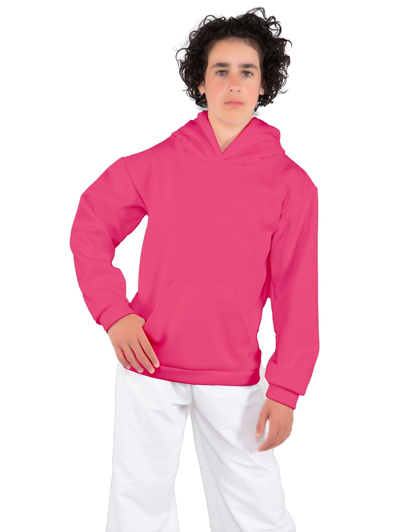 Solid Fleece Pullover Hoody