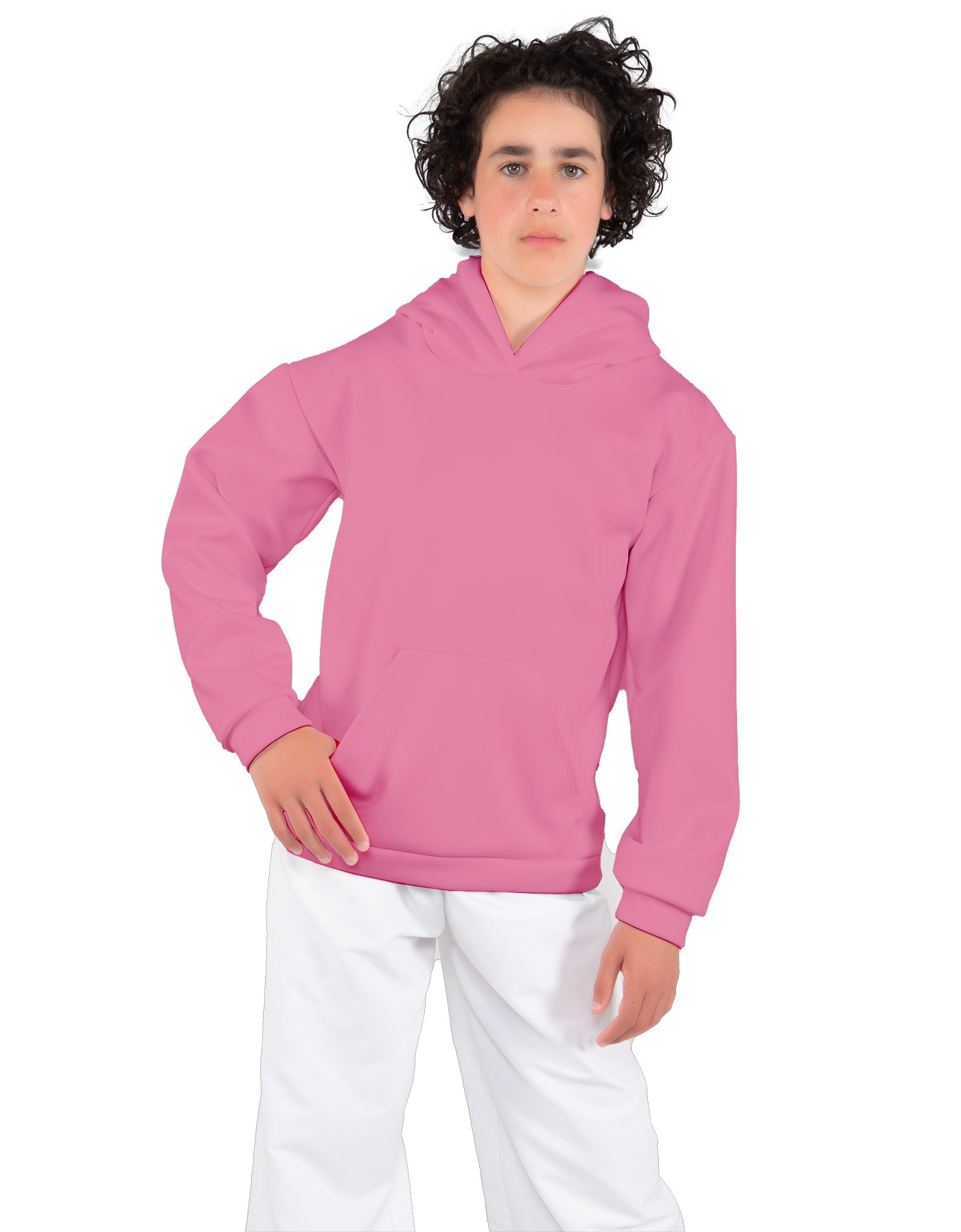 Solid Fleece Pullover Hoody