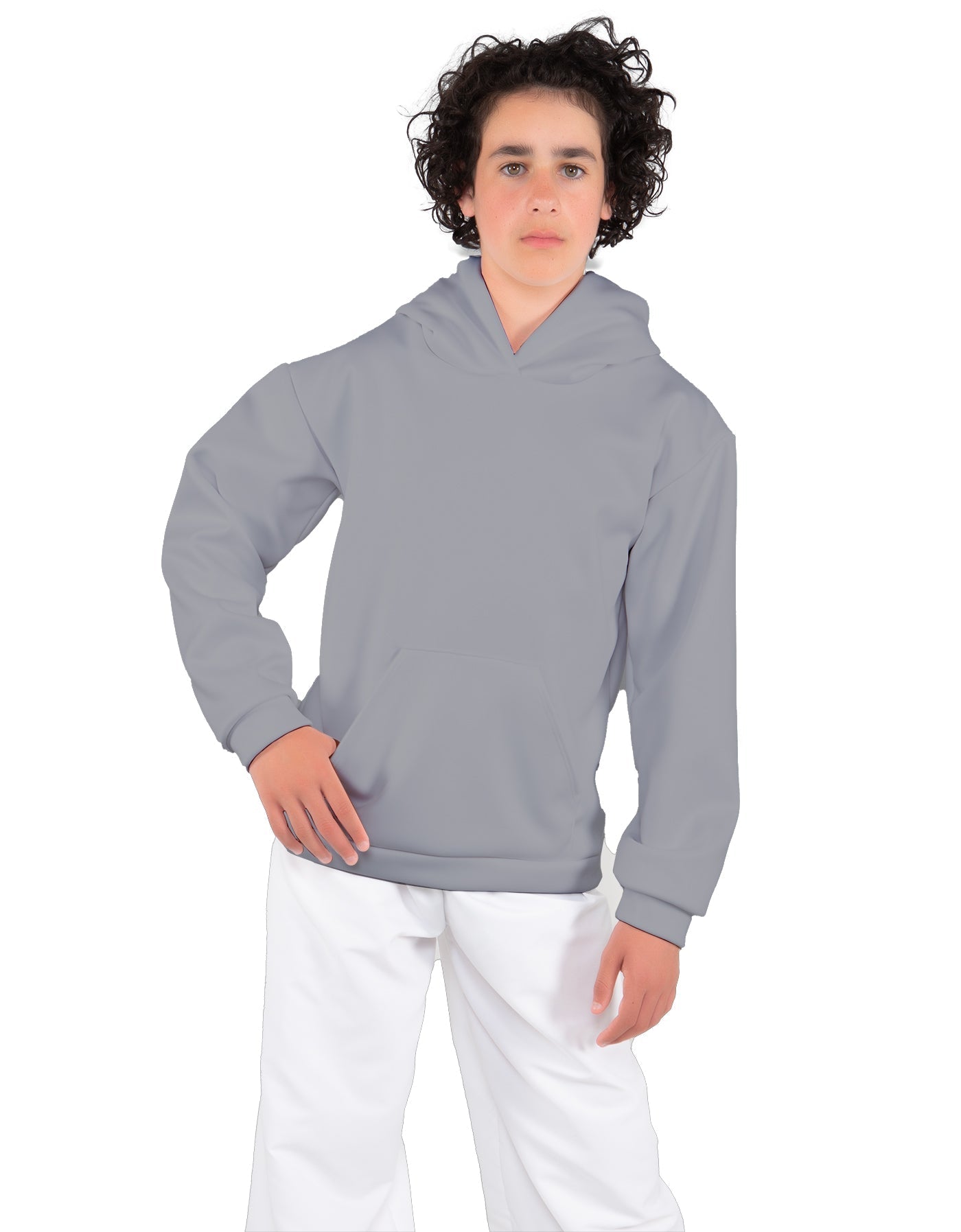 Solid Fleece Pullover Hoody