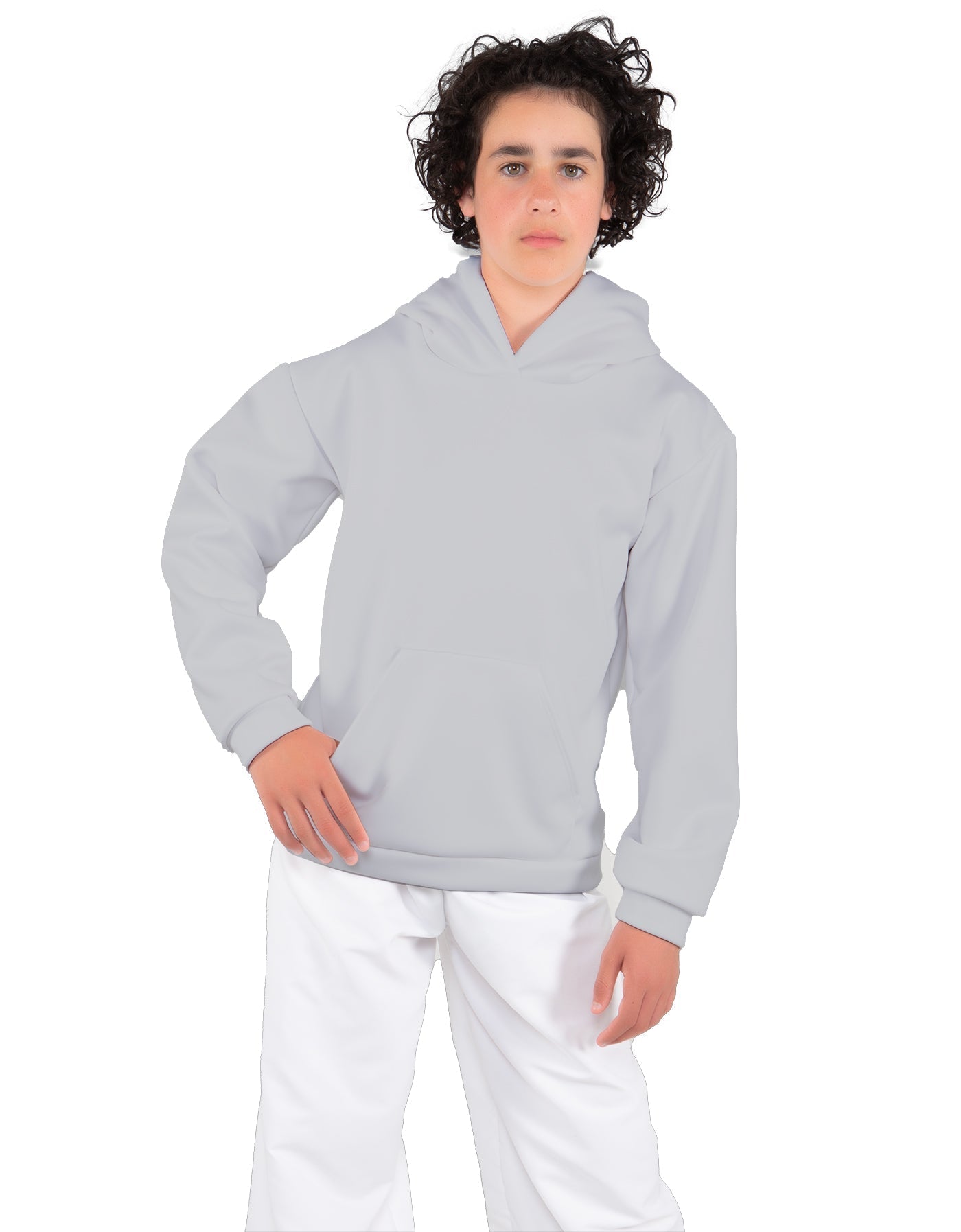 Solid Fleece Pullover Hoody