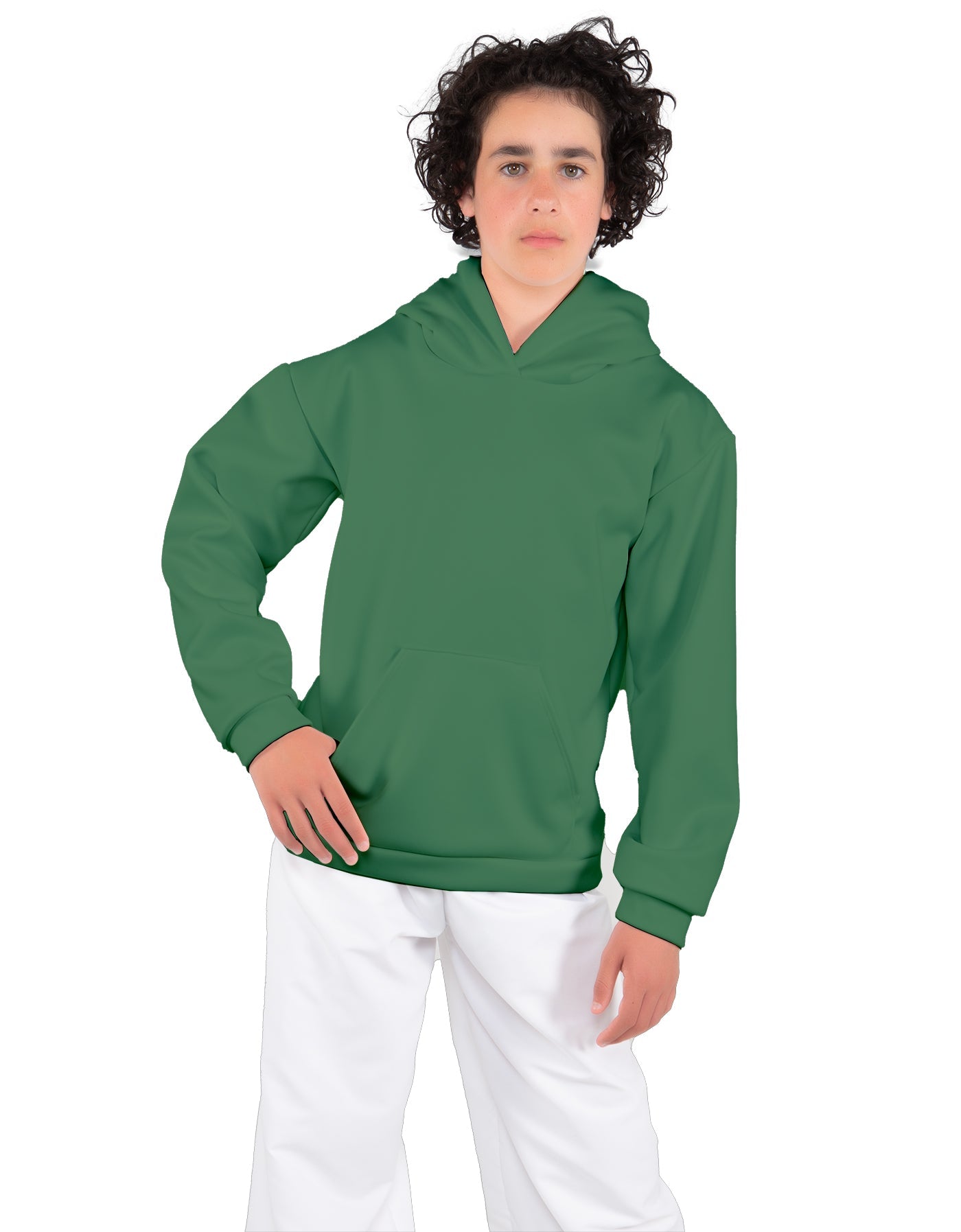 Solid Fleece Pullover Hoody