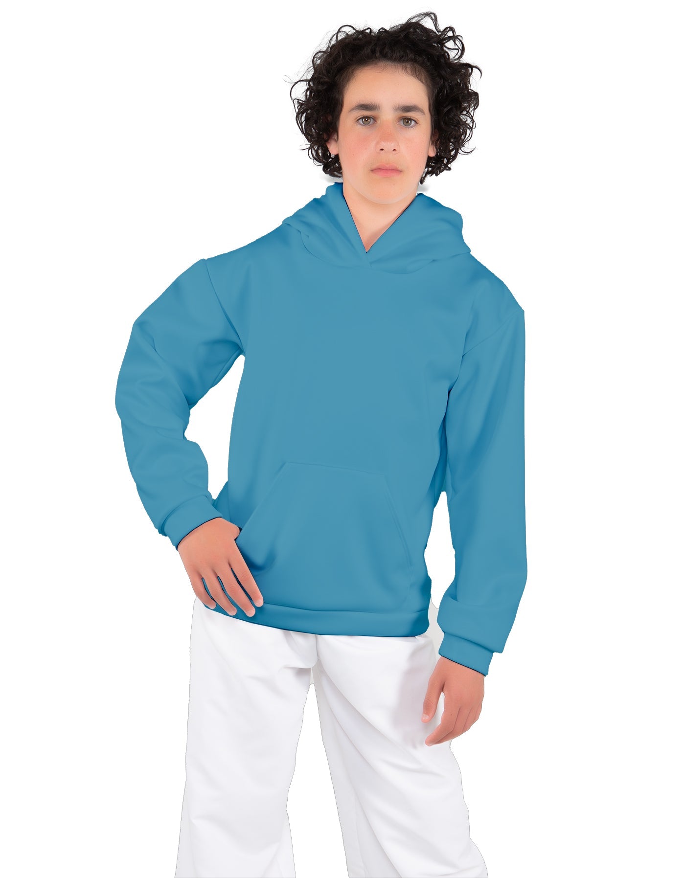 Solid Fleece Pullover Hoody