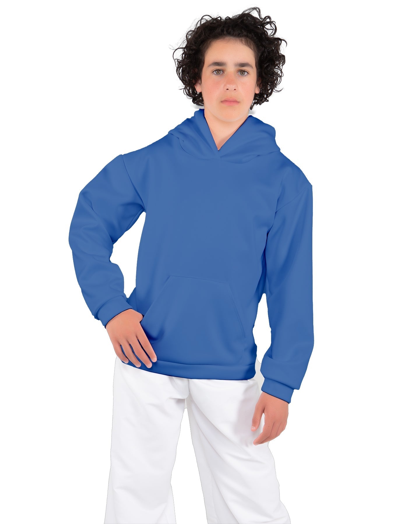 Solid Fleece Pullover Hoody