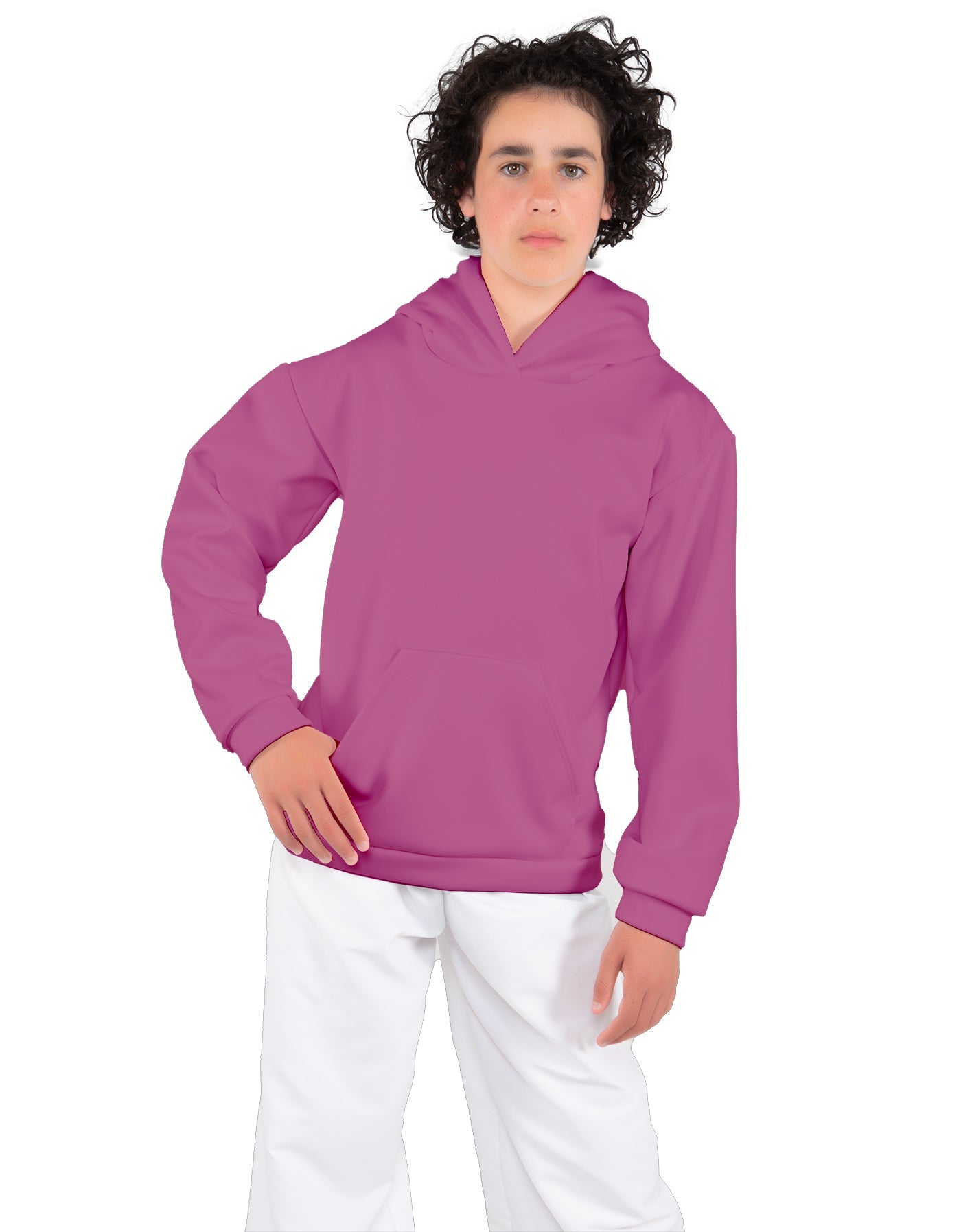 Solid Fleece Pullover Hoody