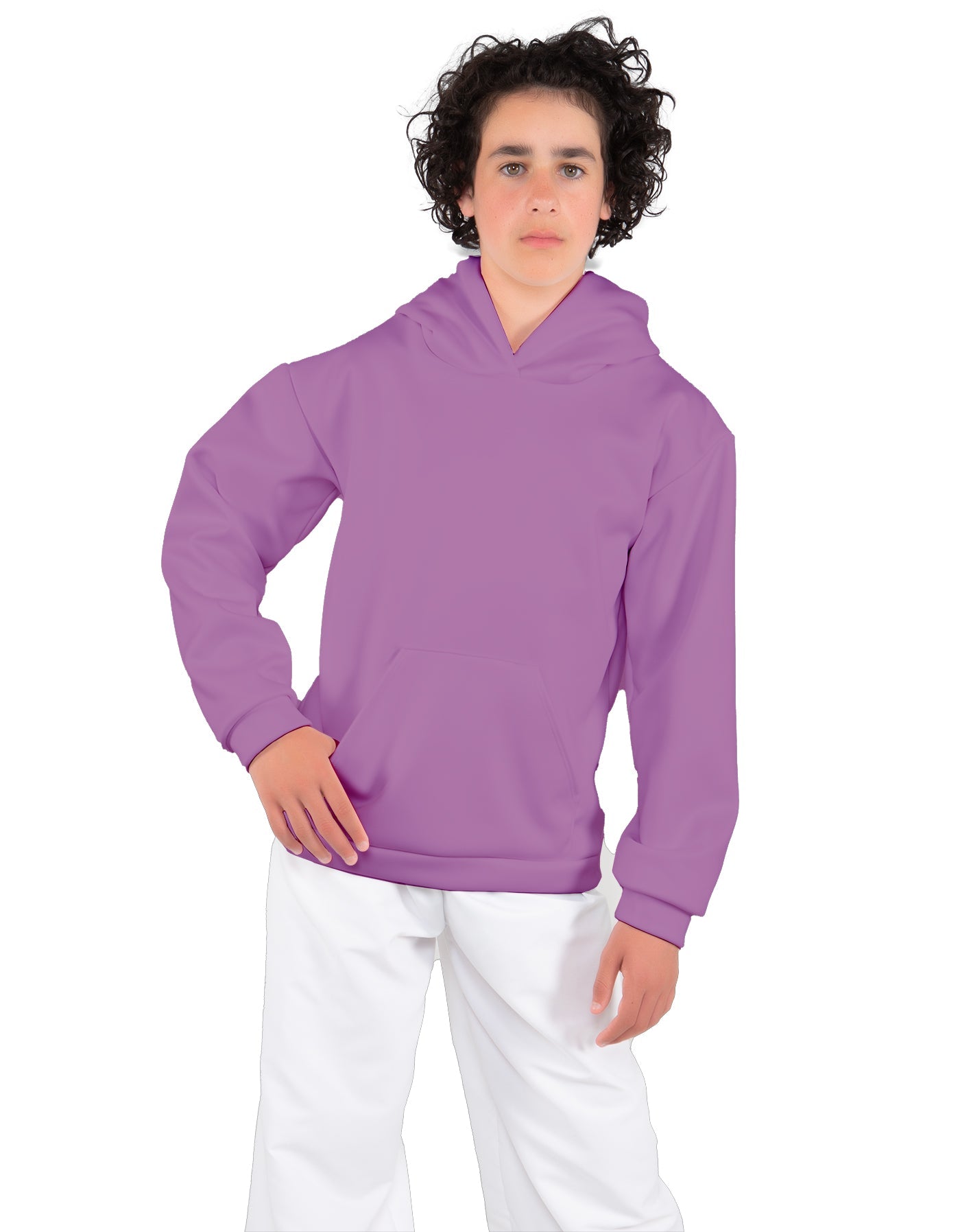 Solid Fleece Pullover Hoody