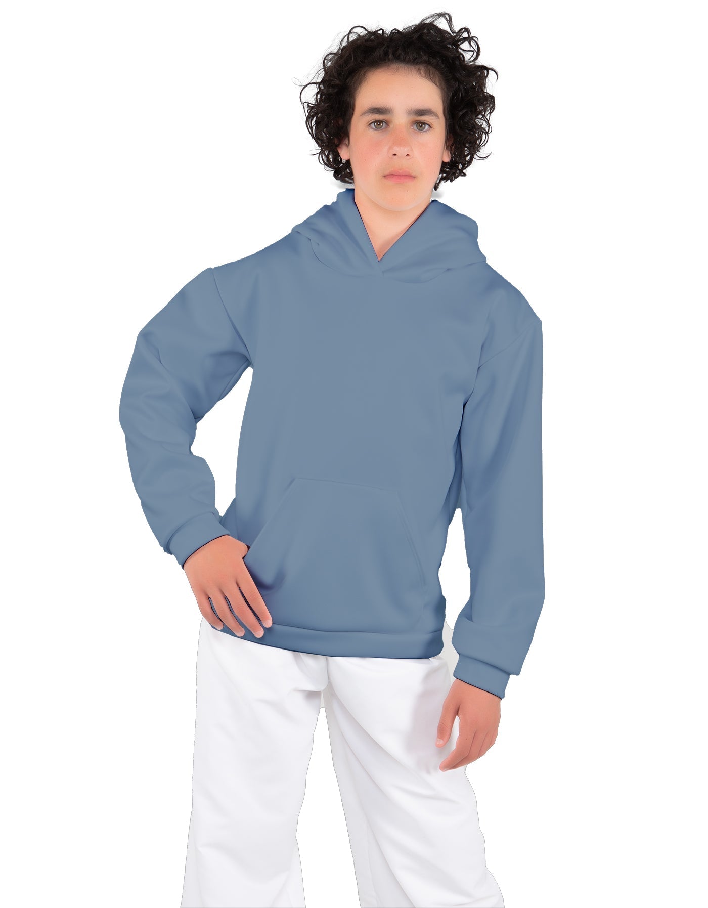 Solid Fleece Pullover Hoody