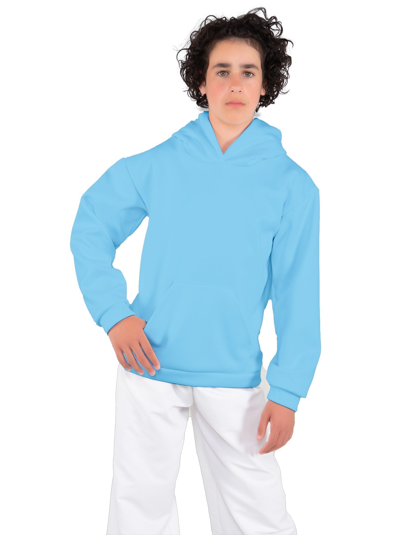 Solid Fleece Pullover Hoody