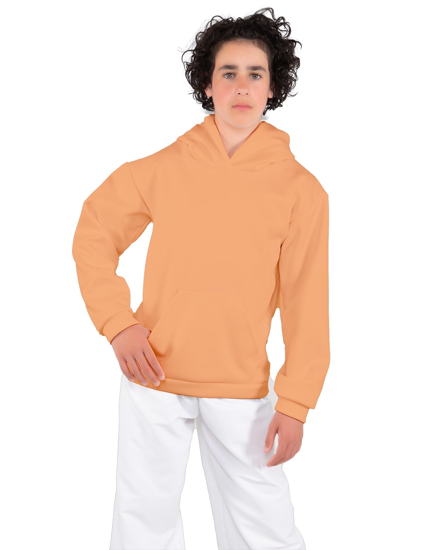 Solid Fleece Pullover Hoody