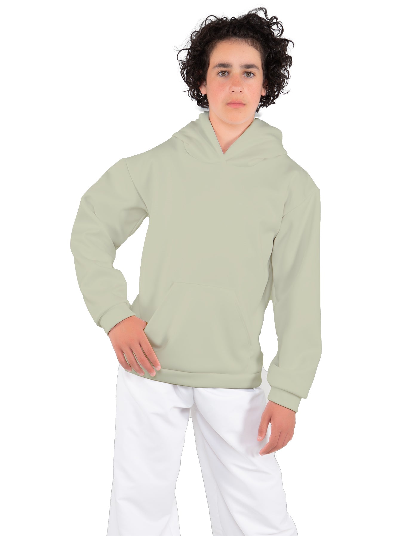 Solid Fleece Pullover Hoody