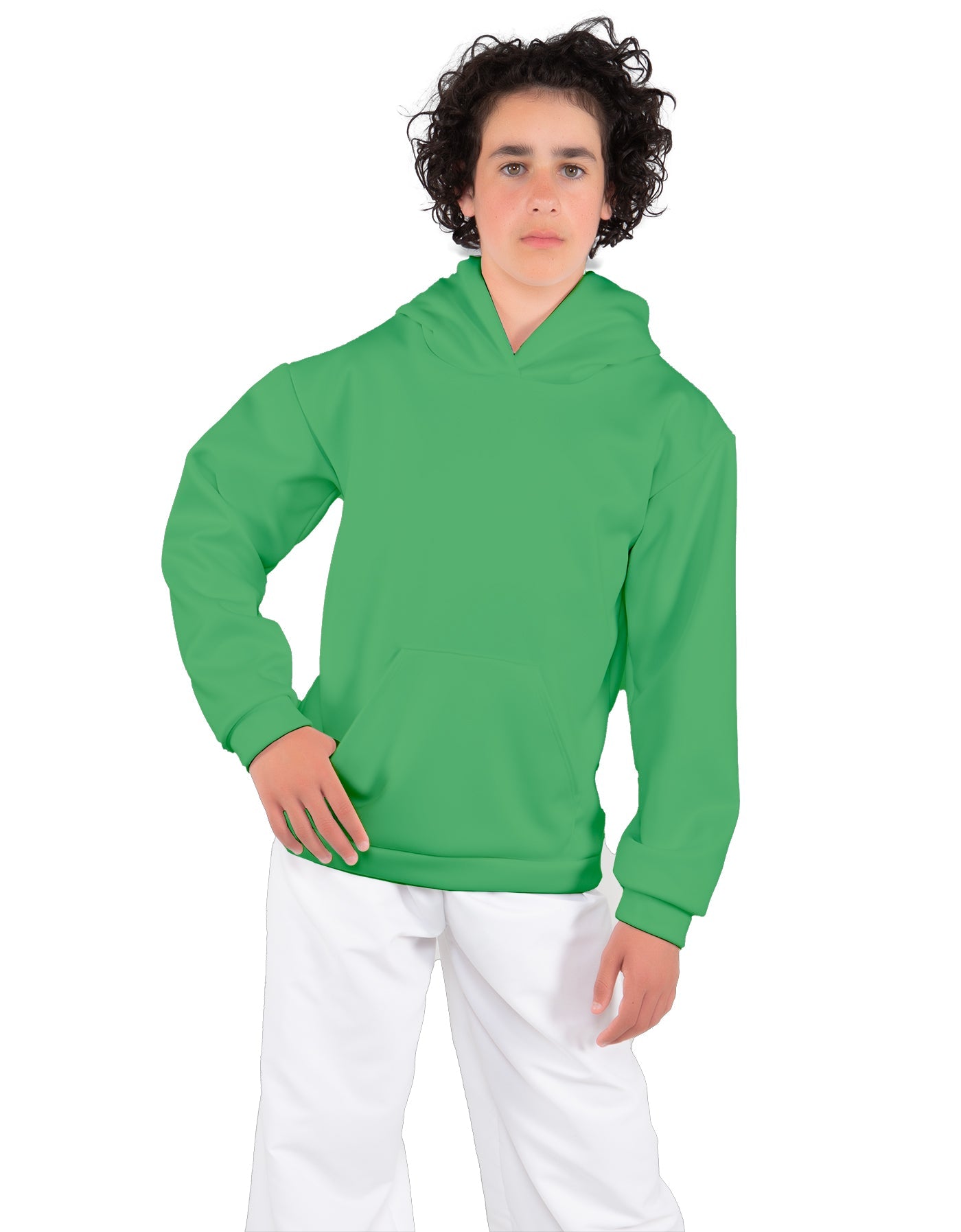 Solid Fleece Pullover Hoody