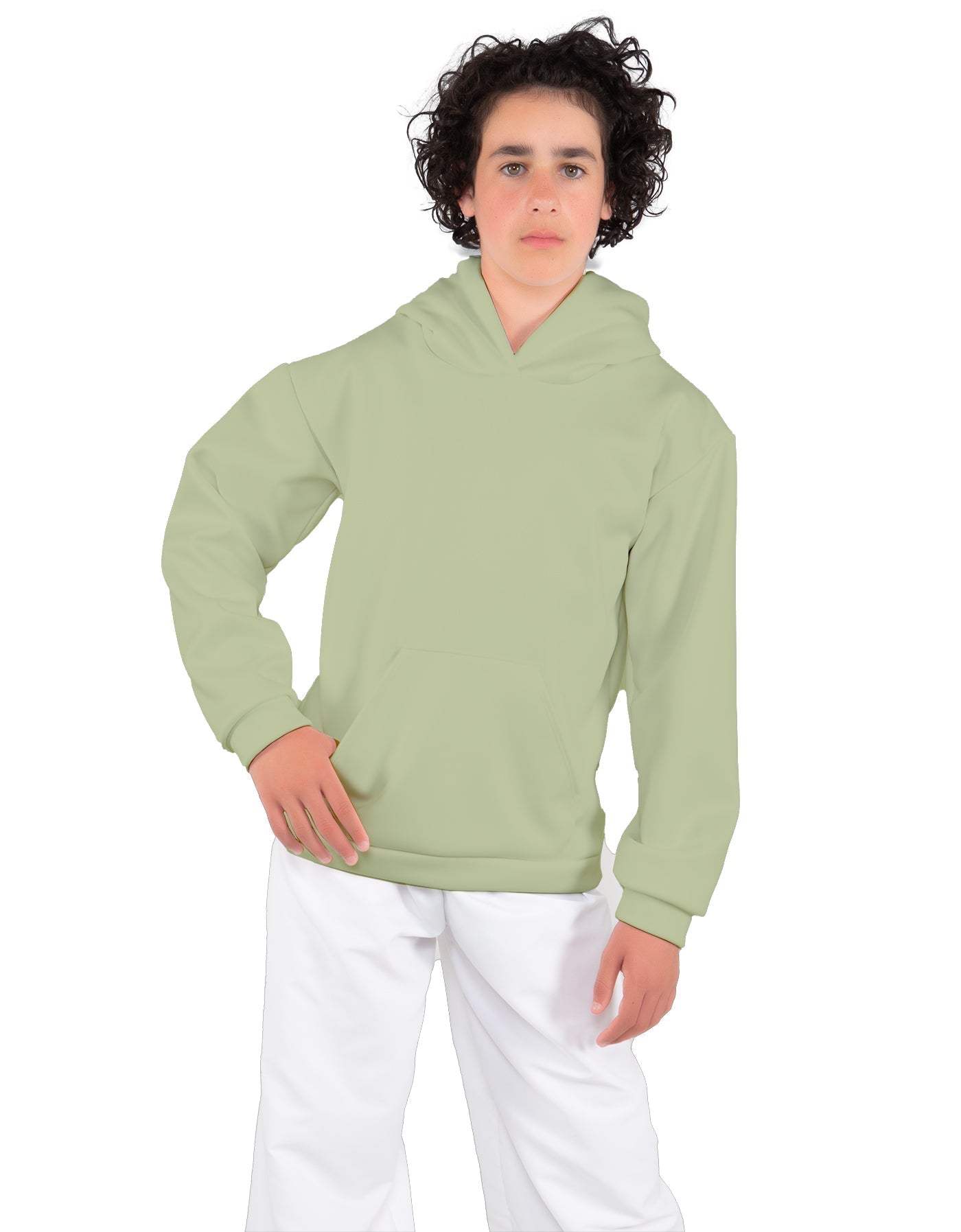 Solid Fleece Pullover Hoody