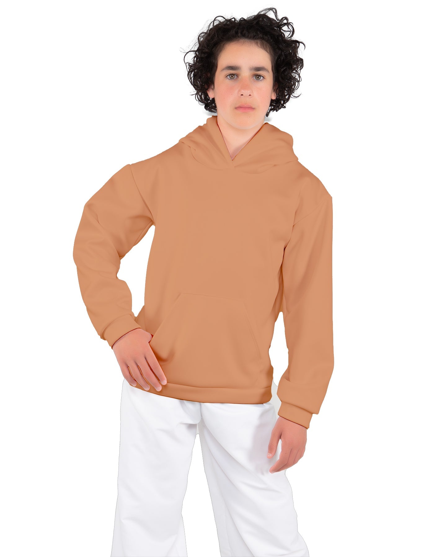 Solid Fleece Pullover Hoody