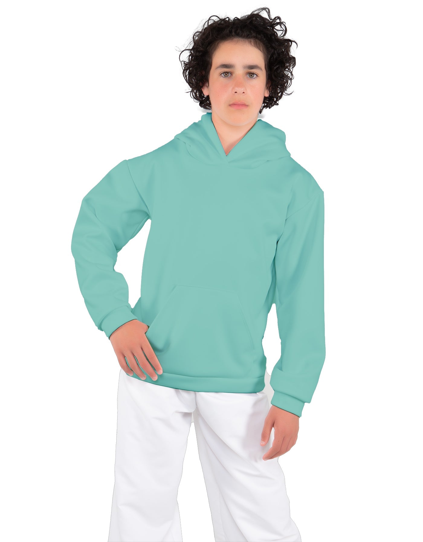 Solid Fleece Pullover Hoody