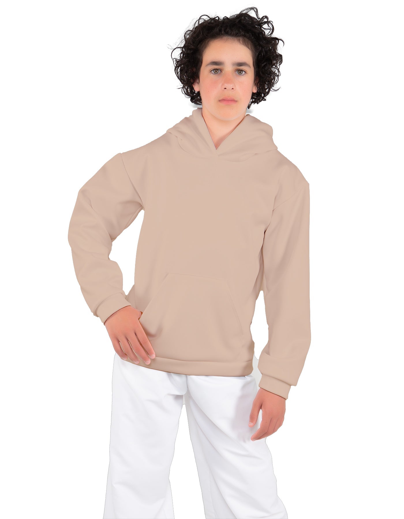 Solid Fleece Pullover Hoody