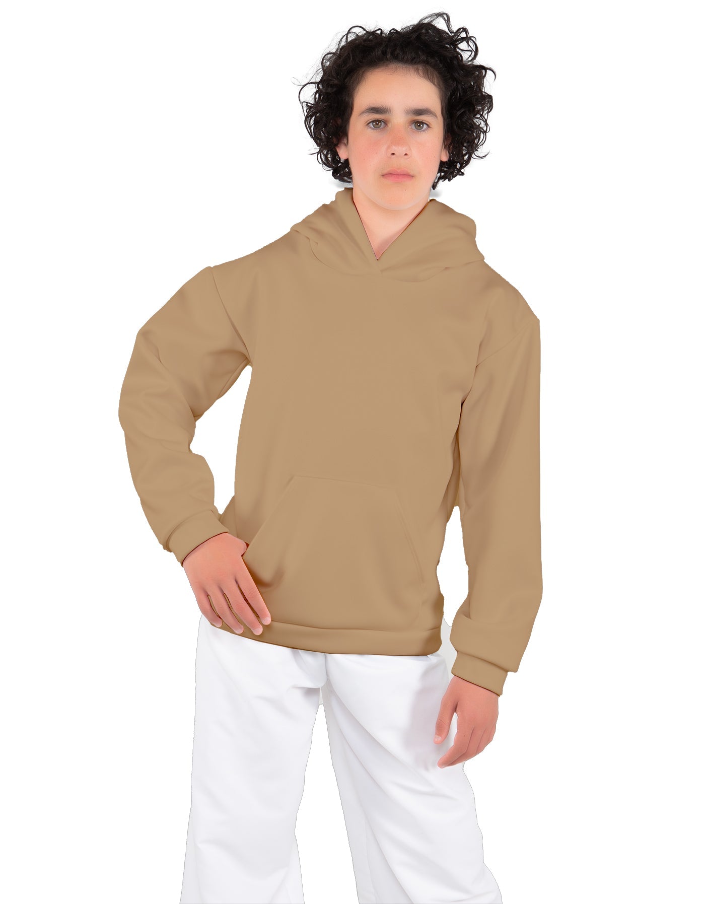 Solid Fleece Pullover Hoody