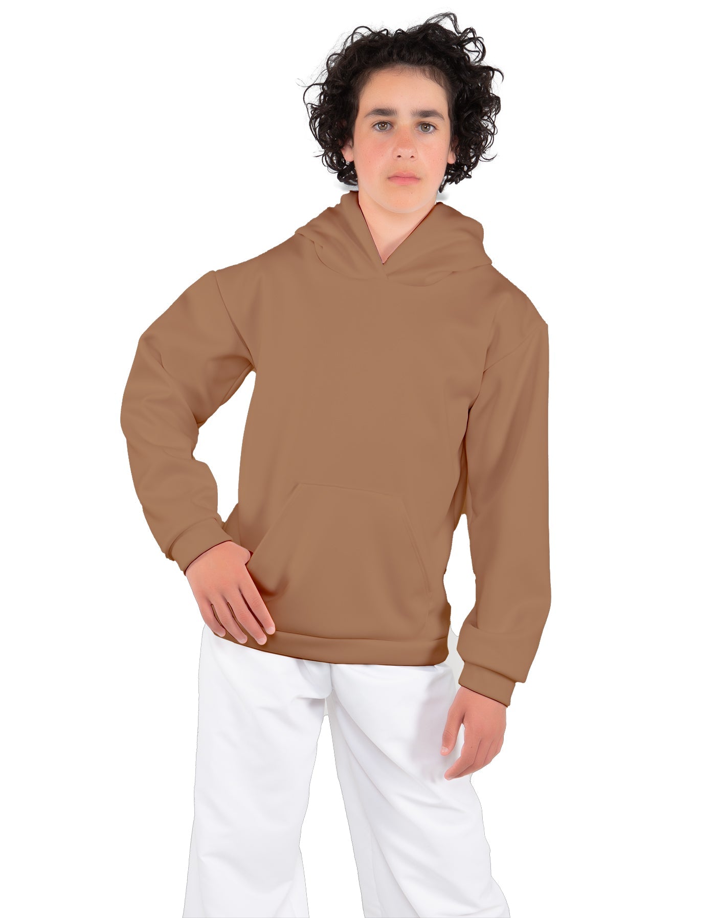 Solid Fleece Pullover Hoody