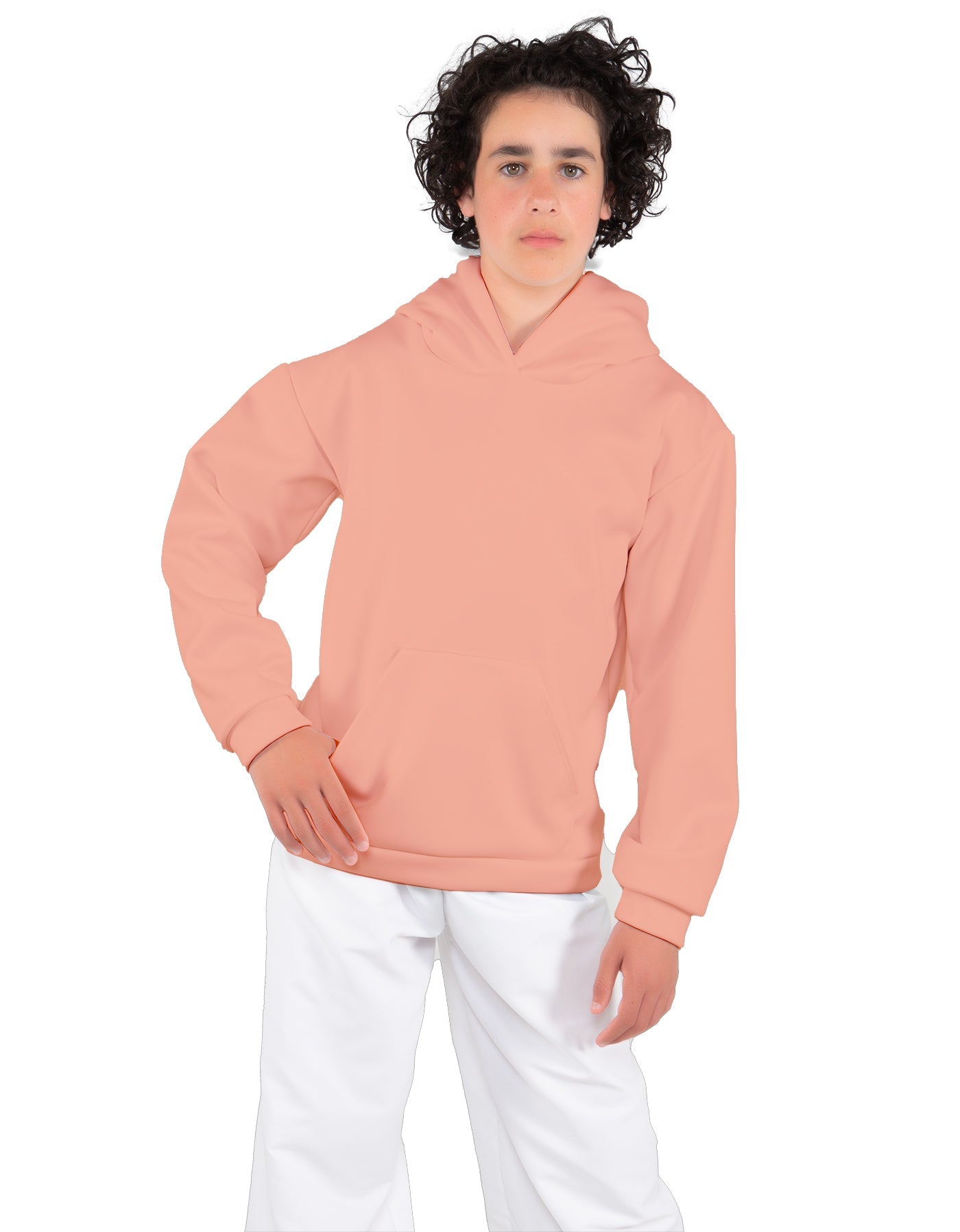 Solid Fleece Pullover Hoody