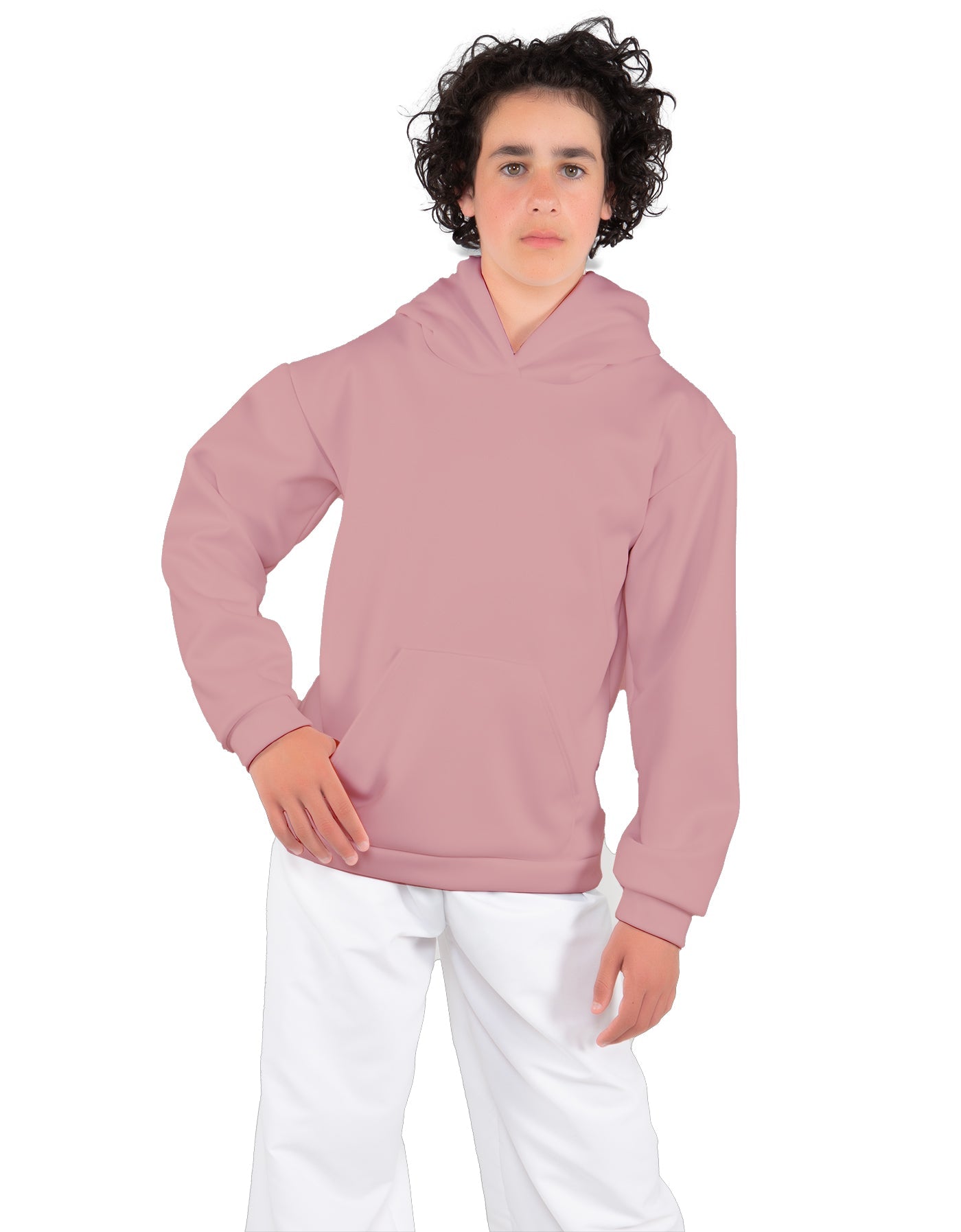Solid Fleece Pullover Hoody